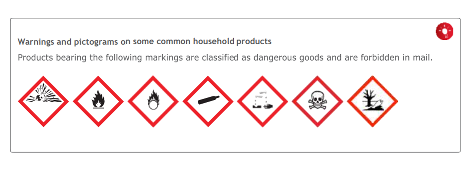 prohibited goods dangerous products